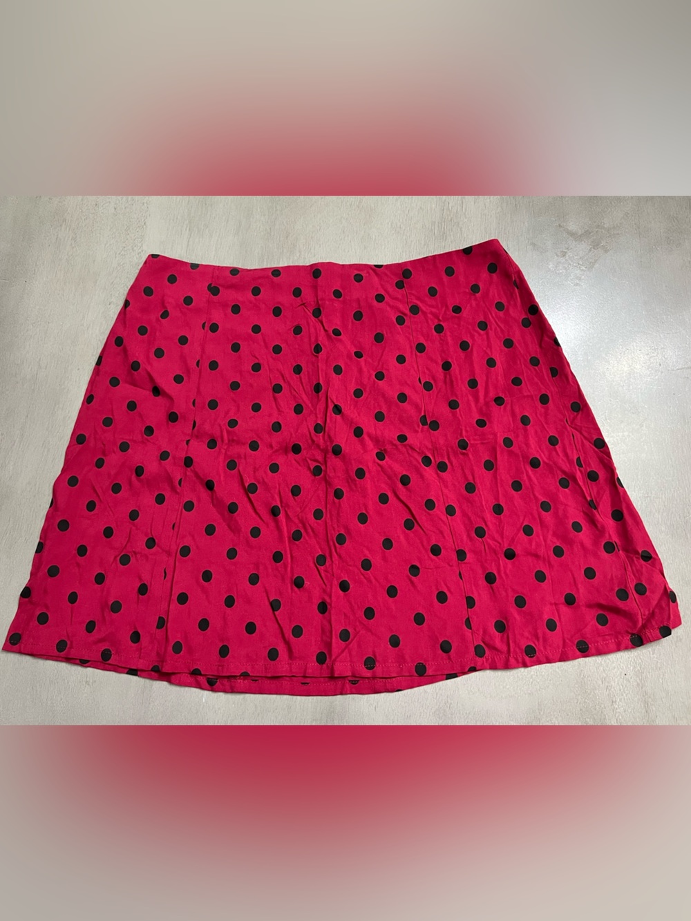 Dolls Kill NWT Current Mood polka dot mini skirt
